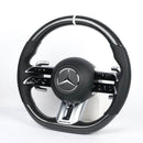 Steering Wheel For Mercedes Benz W206 W214 C / E Class Carbon Fiber