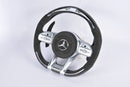 Steering Wheel For Mercedes Benz / CLA / CLS / E / G / GLA / GLE / S Class Carbon Fiber