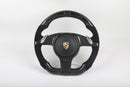 Steering Wheel For Porsche Panamera Cayenne Macan Carbon Fiber