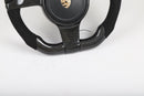 Steering Wheel For Porsche Panamera Cayenne Macan Carbon Fiber